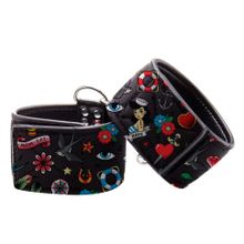 Наножники на цепочке Printed Ankle Cuffs Old School Tattoo Style (223913)