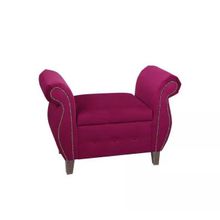 Мебельстория Банкетка Серра-2 Фиолетовый велюр ID - 305562