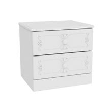 Алмаз. Любимый дом Карина Тумба прикроватная (Белый)