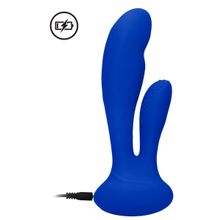 Синий вибратор G-Spot and Clitoral Vibrator Flair - 17,5 см.