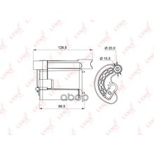 Фильтр Топливный LYNXauto арт. LF995M