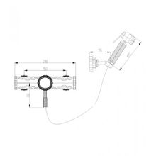 Lemark LM6618ORB для биде, чёрная бронза