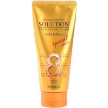 Deoproce Natural Perfect Solution Cleansing Foam Gold Edition 170 мл