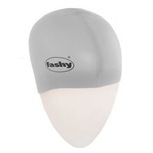 Шапочка для плавания Fashy Silicone Cap арт.3040-12, силикон, серебристый (1128466)