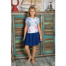 Luminoso с цветочным принтом бело-розовая