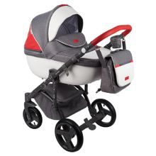 Коляска Adamex MASSIMO т.серый V2