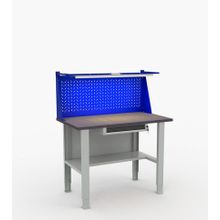 Верстак Expert W120.F2 F2.000 (Одинарный, Отсутствует, Ящик с нагрузкой 30 кг, Оцинкованная сталь 1,5 мм)