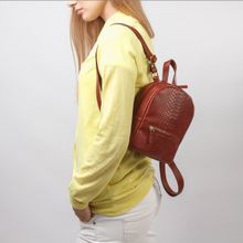 Мини рюкзачок R0032 коньяк