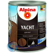Яхтный лак Alpina 537855 0.75 л.