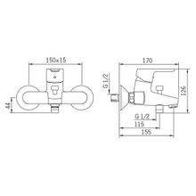 Oras Смеситель Aquita 2940U для ванны с душем
