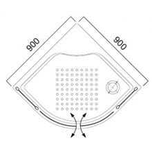 Душевой поддон Am.Pm Bliss L (W53T-101-090W)