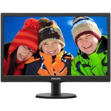 Монитор LCD PHILIPS 18.5" 193V5LSB2 10(62) Black {TN (LED), 1366x768, 5ms, 250cd m2, 1 000:1, (700:1), 90 65, D-Sub, VGA}