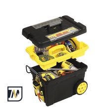 Ящик большого объема с колесами Stanley 1-92-083 Pro Mobile Tool Chest с органайзером и съемными отделениями в крышке