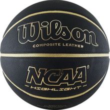 Мяч баскетбольный WILSON NCAA Highlight Gold арт.WTB067519XB07 р.7