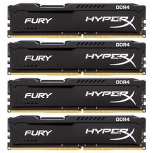 Модуль памяти Kingston DDR4 DIMM 16GB Kit 4x4Gb HX424C15FBK4 16 {PC4-19200, 2400MHz, CL15}