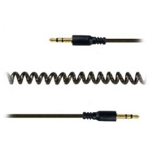 Кабель аудио 3.5 stereo plug -> 3.5 stereo plug, 1.8 м, витой, черный, Cablexpert (CCA-405-6)