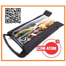 Сумка карман для инструментов Tool Pouch Small 26×15см с прозрачной стенкой