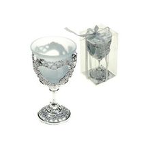 Подсвечник для свадебной свечи "Сердце с цветами" стекло (SL- 831859) K010714