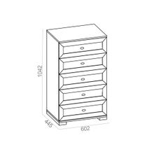 ПМ: Глазов Sherlock 6 (гостиная) Комод