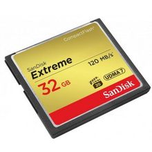 Флеш карта CF 32GB SanDisk Extreme 120MB s