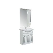 Aquanet Мебель для ванной Европа ТМ 75 (белый) - Набор мебели стандартный (зеркало, раковина-столешница, тумба)