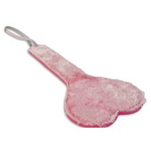 Пикантные штучки Розовая шлёпалка в форме сердечка - 29 см. (розовый)