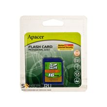AP16GSDHC4-R, 16GB SD, Secure Digital Card, High Capacity Class4, Apacer