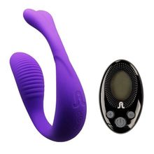 Adrien Lastic Вибростимулятор для пар Adrien Lastic Mini Romeo с пультом ДУ (фиолетовый)