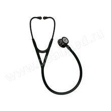 Стетоскоп Littmann  Dual Cardiology IV, черный колокол, черные ушные наконечники, 3M, США