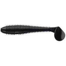 Приманка силиконовая Swing Impact Fat 5.8", #001 Black Keitech