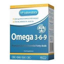 Комплекс жирных кислот VP Laboratory Omega 3-6-9 60 капсул