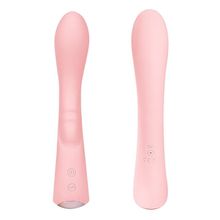 Нежно-розовый вибромассажер 6  Silicone G-Spot Fun - 19,1 см. (244390)