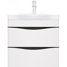 Am.Pm Мебель для ванной Like 65 R, подвесная, белый глянец, венге