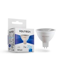 Voltega Лампа светодиодная Voltega GU5.3 7W 4000К прозрачная VG2-S1GU5.3cold7W 7063 ID - 234555