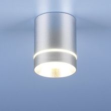 Elektrostandard DLR021 9W 4200K хром матовый точечный накладной светильник