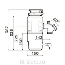 Измельчитель Оmoikri Nagare Slim 1250