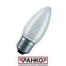 Лампа накал. Philips В35 60W E27 FR свеча матовая