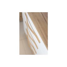 Алмаз. Любимый дом Марта-2 Комод (Дуб золотой Белый глянец)