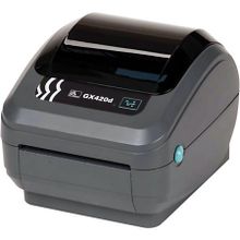 dt printer gx420d, 203dpi, euro and uk cord, epl2, zpl ii, usb, serial, centronics parallel (zebra) gx42-202520-000