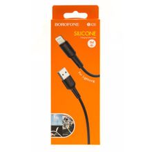 USB-кабель Borofone BX30, 1 метр для iPhone 5 6 черный