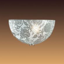 Бра настенное VERITA хром белый декор E27 100W 220V арт.079