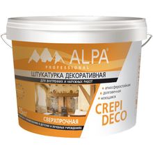 Alpa Crepi Deco 15 кг шуба зерно 0.5 мм