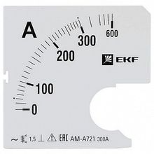 Шкала сменная для A721 300 5А-1,5 |  код. s-a721-300 |  EKF