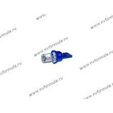 Лампа светодиод 12V5W W2.1x9.5d 1LED синяя