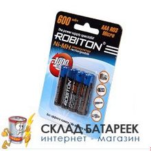 Аккумулятор Robiton 600MHAAA-4 BL4