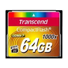 Карта памяти CF 64GB Transcend 1000х