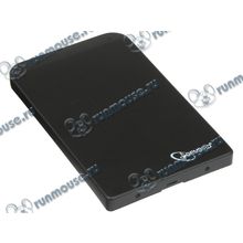 Контейнер Gembird "EE2-U2S-41" для 2.5" SATA HDD, алюминиевый, черный (USB2.0) [133875]