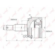 Шрус Наружный | Перед Прав Лев | LYNXauto арт. CO5507A