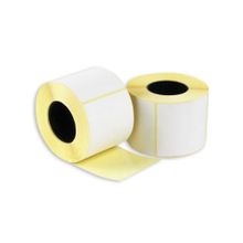 Термотрансферные этикетки, полуглянцевые 75 x 120 (1 ряд, 300 шт, втулка 40)