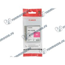 Картридж Canon "PFI-102M" (пурпурный) для imagePROGRAF iPF500 510 600 605 610 700 710 720 (130мл) [118905]